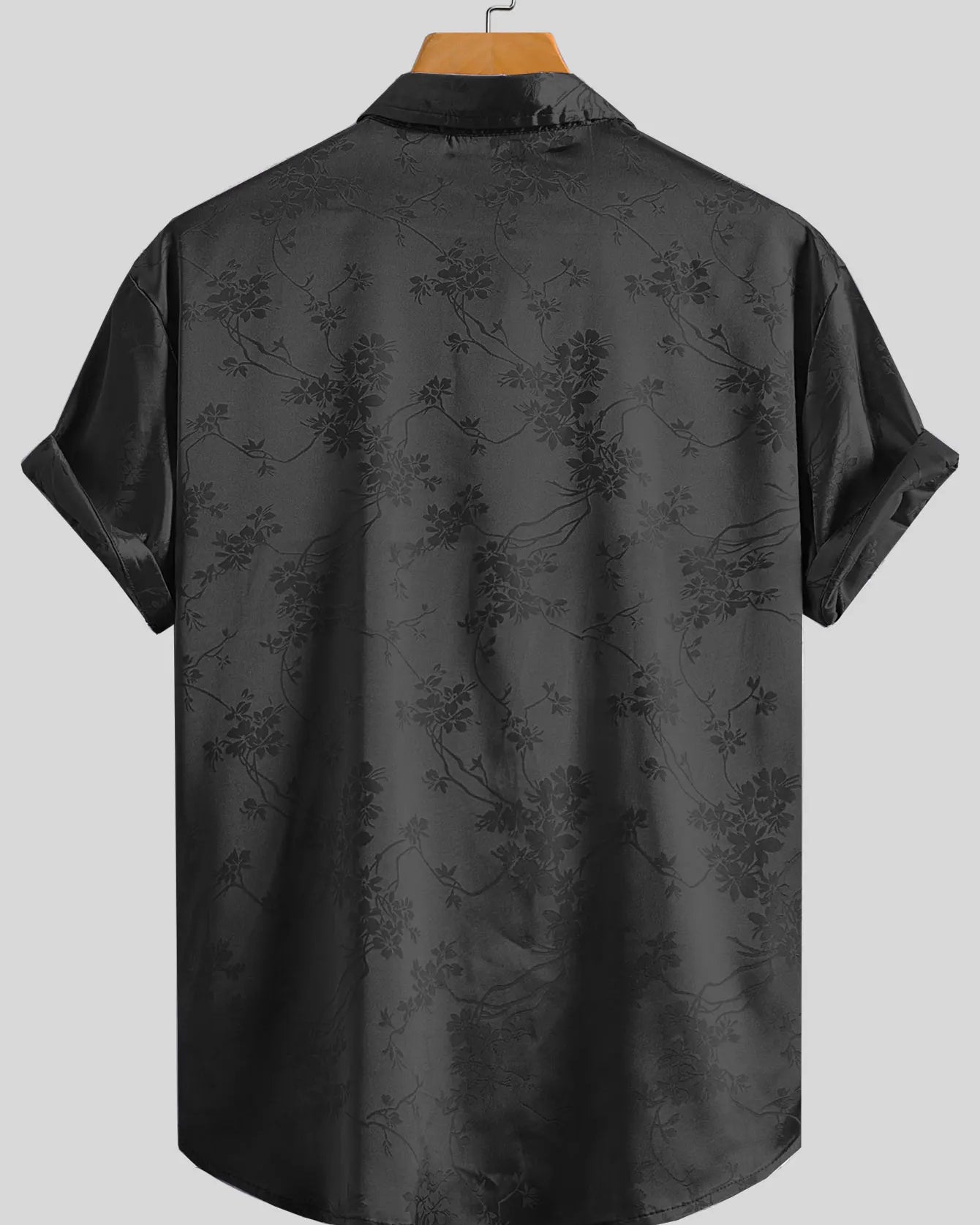 Men’s Embroidered Casual Button Up Summer Shirt