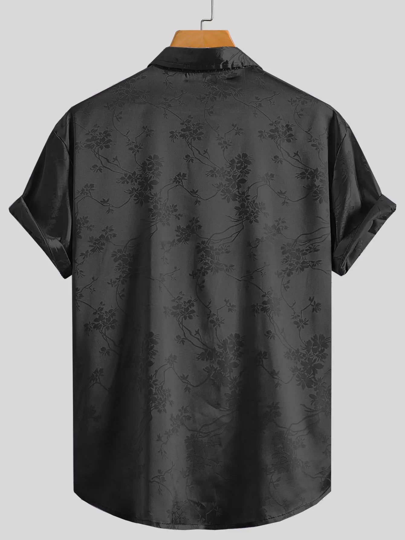 Men’s Embroidered Casual Button Up Summer Shirt