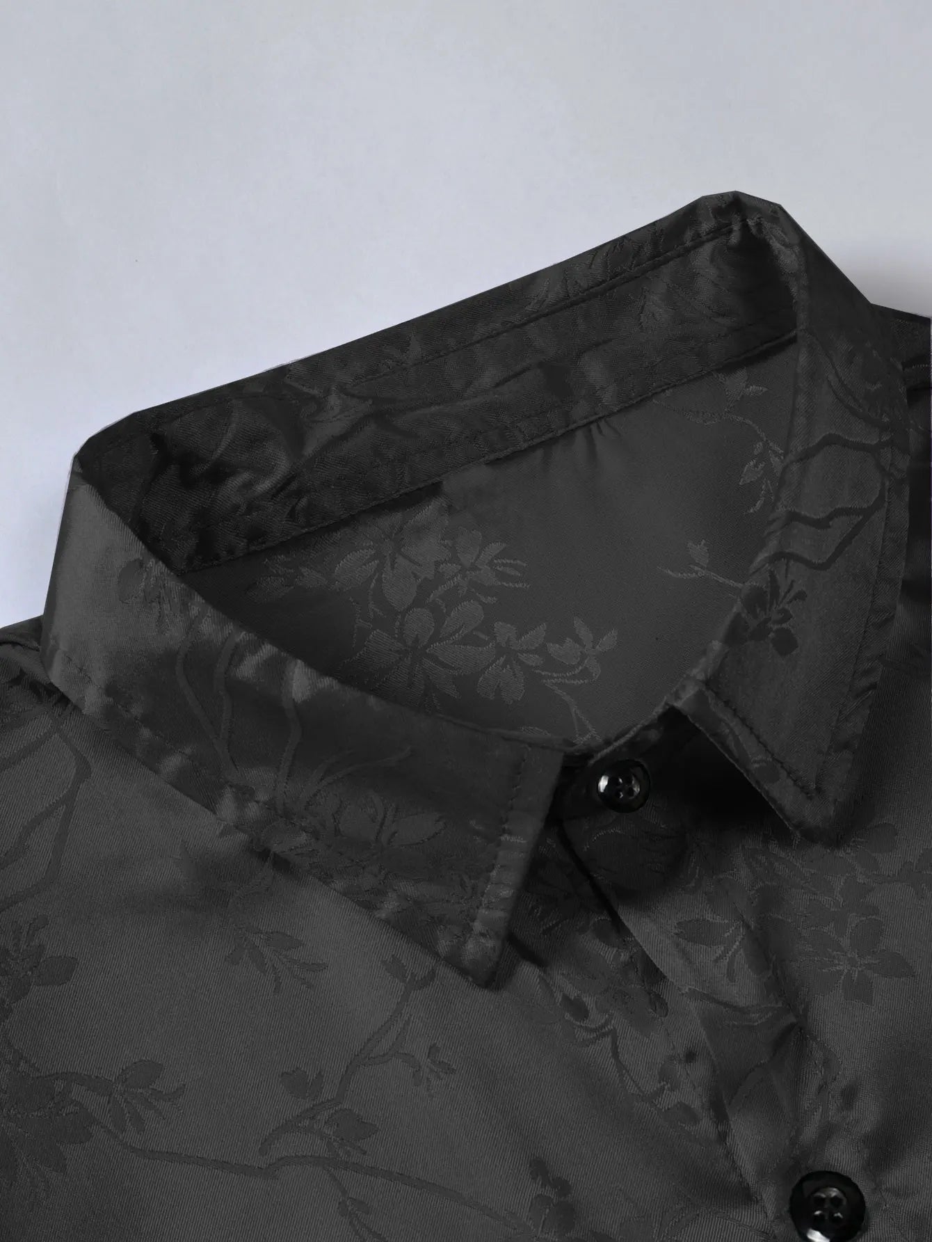 Men’s Embroidered Casual Button Up Summer Shirt