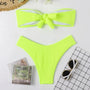 Sophie - Ribbed Bandeau Bikini Set-Jordyn the Label