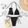 Livia - Floral Thong Bikini Swimwear-Jordyn the Label