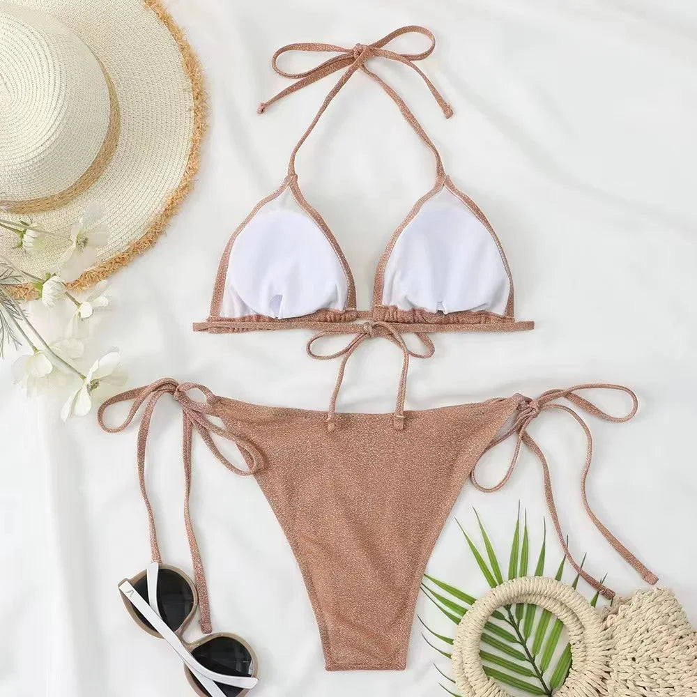 Loua - Glitter Chic Bikini Set-Jordyn the Label