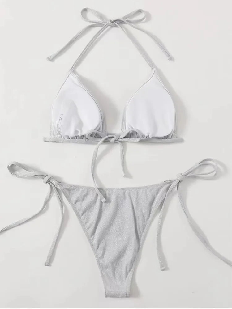 Loua - Glitter Chic Bikini Set-Jordyn the Label