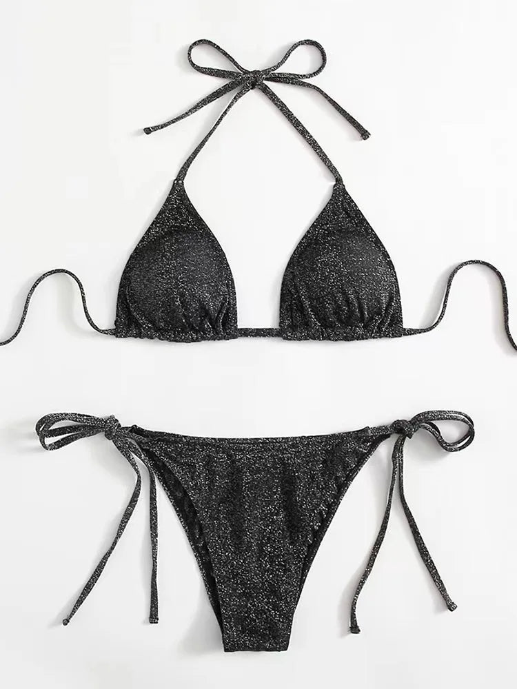 Loua - Glitter Chic Bikini Set-Jordyn the Label