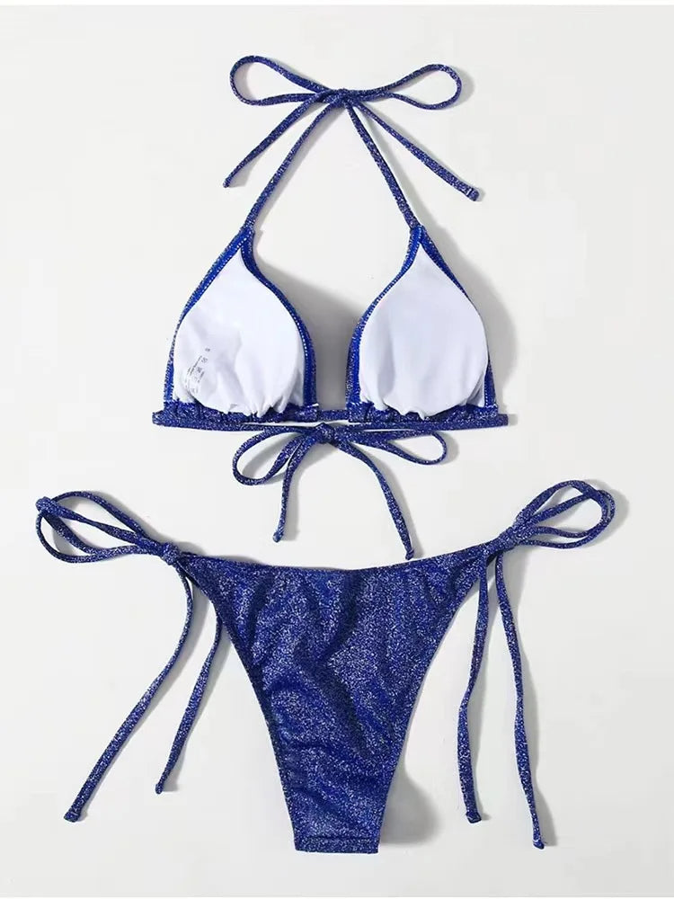 Loua - Glitter Chic Bikini Set-Jordyn the Label