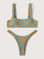 Esmee - Micro Printed Bikini Set-Jordyn the Label
