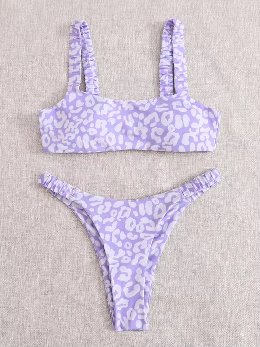 Esmee - Micro Printed Bikini Set-Jordyn the Label