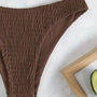 Saar - Wrinkled Thong Bikini Set-Jordyn the Label