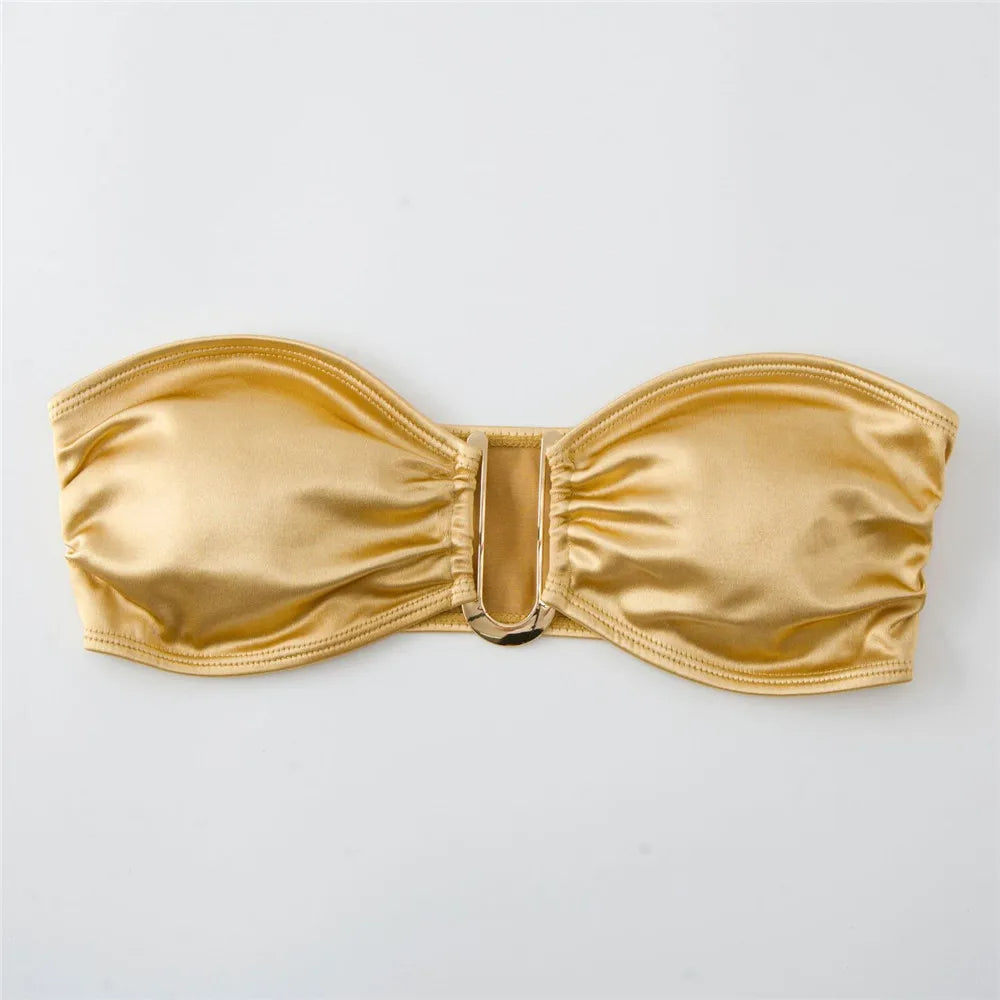 Noor - Strapless U-Shaped Swimwear-Jordyn the Label