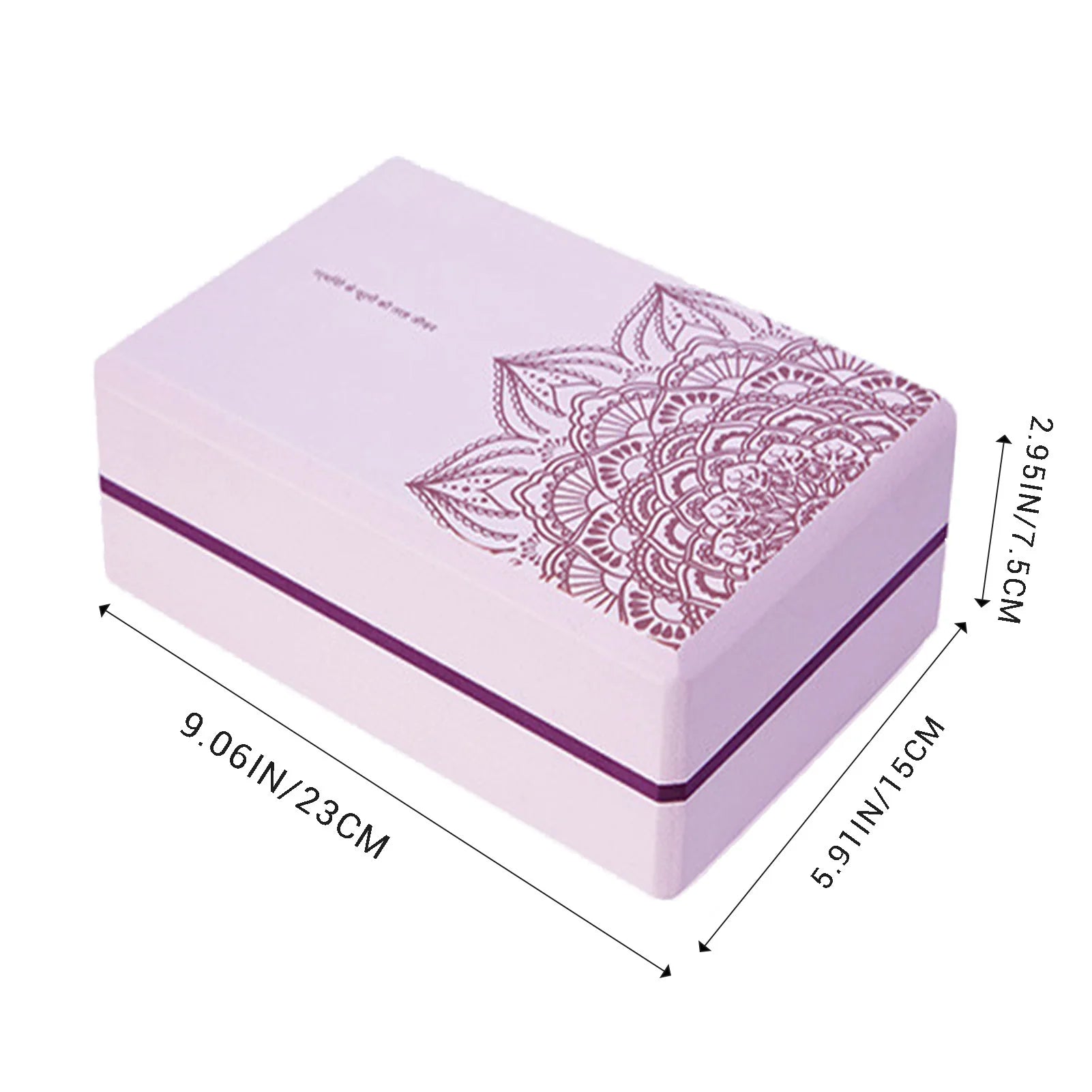 Yoga Block – High Density EVA Foam Brick for Pilates, Meditation & Fitness Support