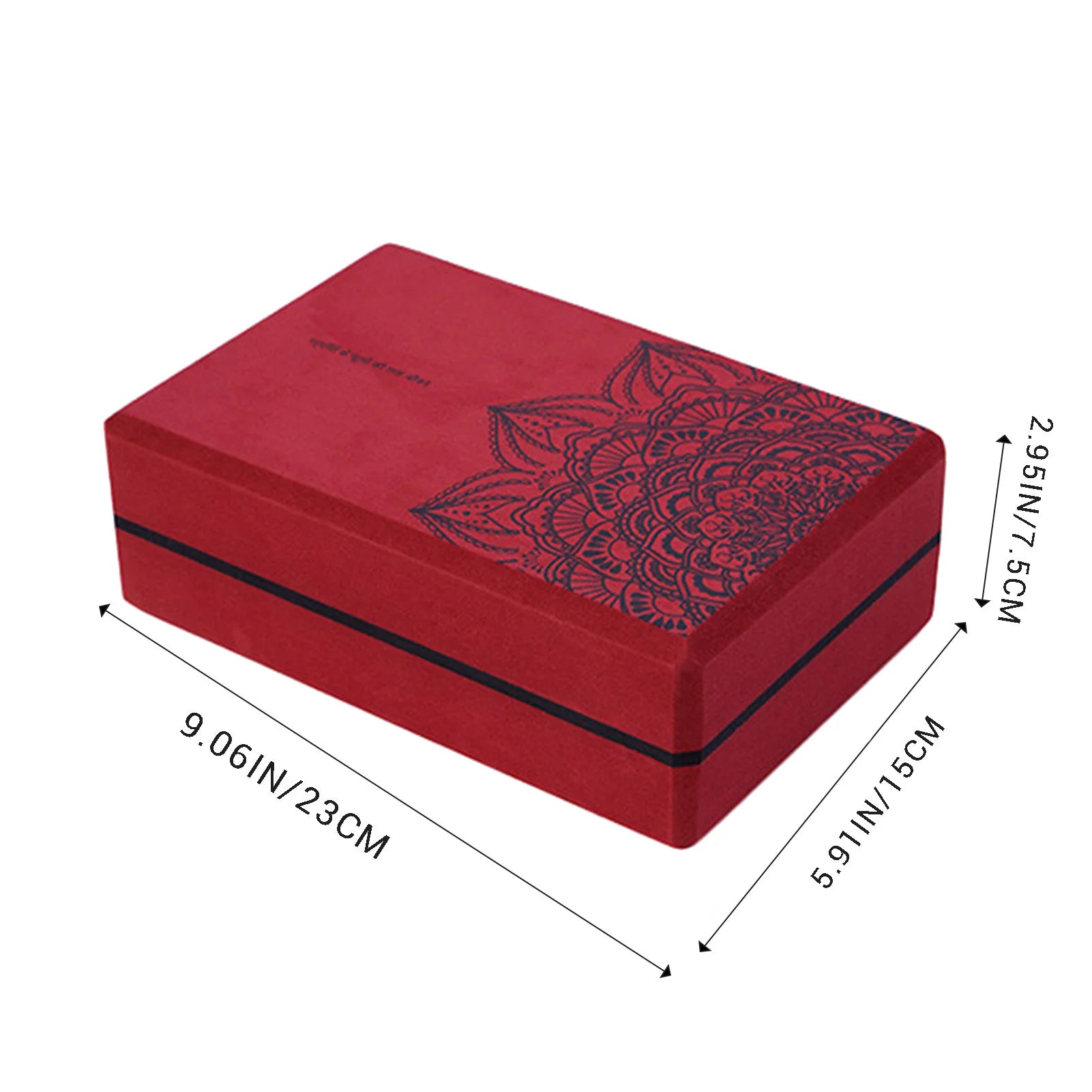 Yoga Block – High Density EVA Foam Brick for Pilates, Meditation & Fitness Support
