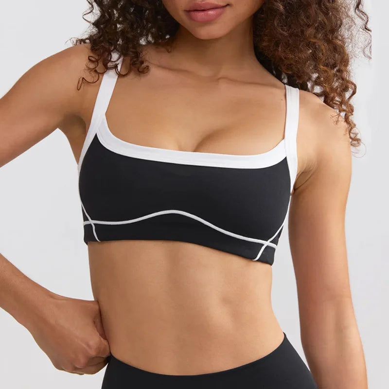 Women’s Sports Bra with Straps – Gym, Yoga & Fitness Activewear