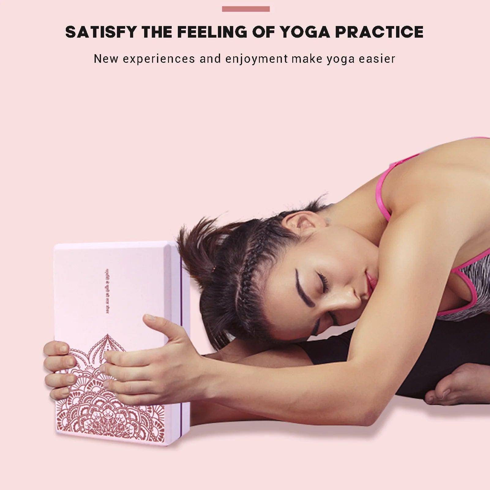 Yoga Block – High Density EVA Foam Brick for Pilates, Meditation & Fitness Support