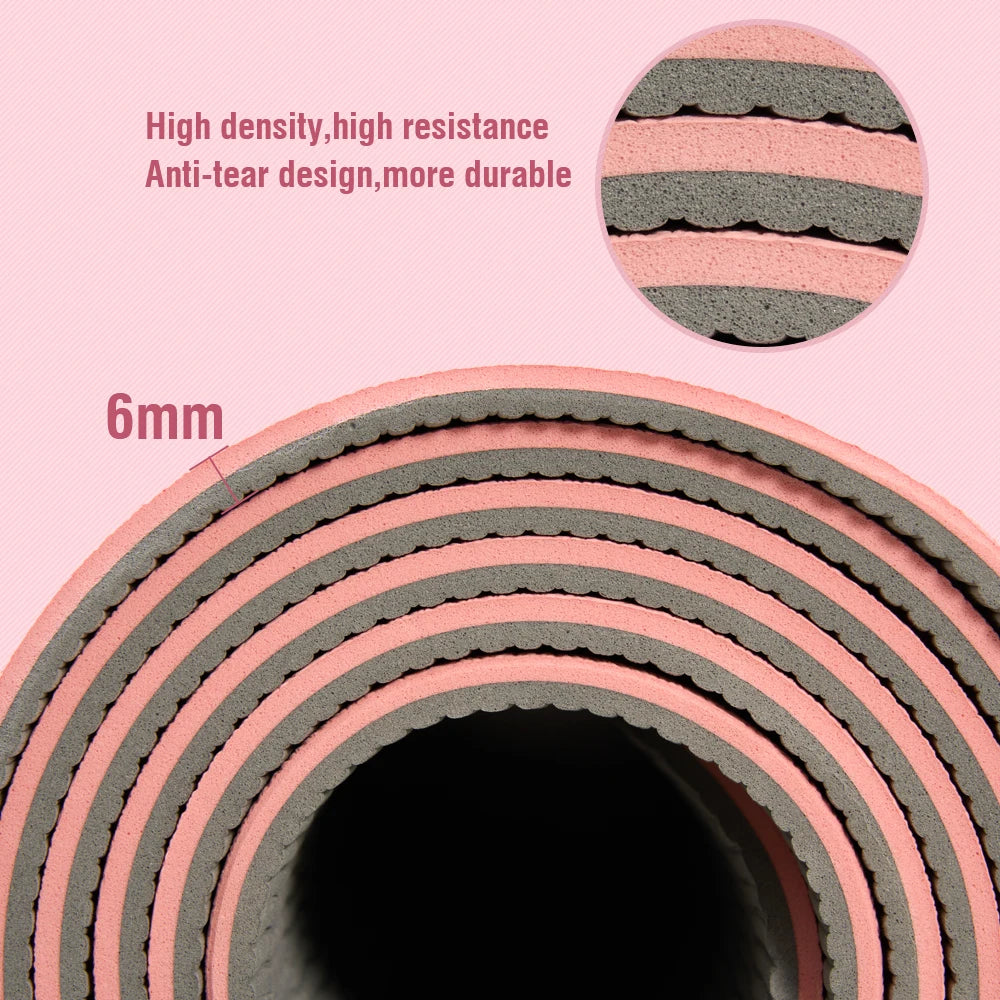 Eco Friendly Non Slip Yoga Mat – Pilates & Fitness Exercise Mat