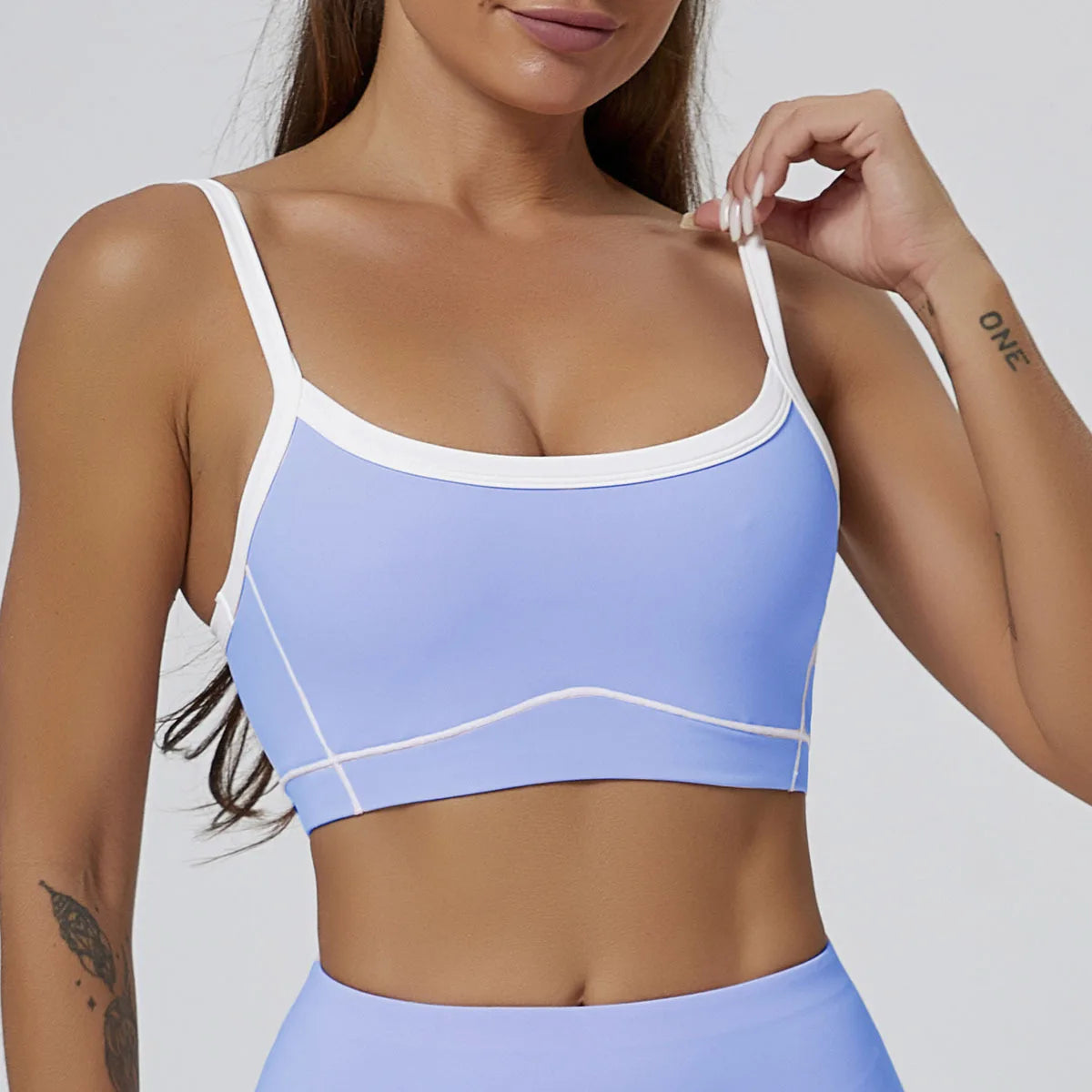 Women’s Sports Bra with Straps – Gym, Yoga & Fitness Activewear