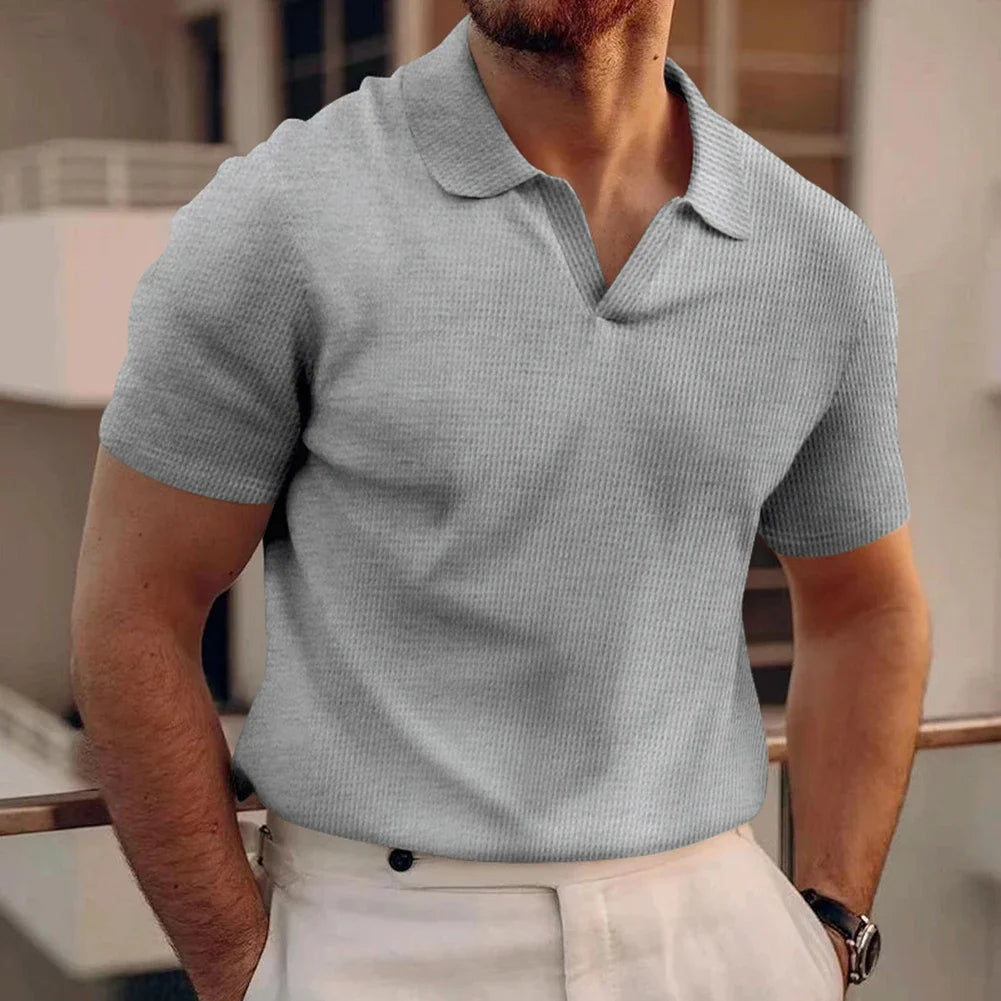 Men’s Polo Shirt – Casual Short Sleeve Summer Cotton Top