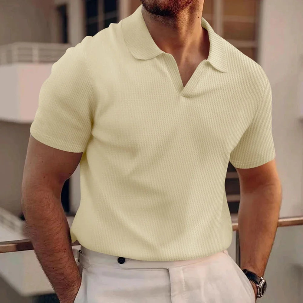 Men’s Polo Shirt – Casual Short Sleeve Summer Cotton Top