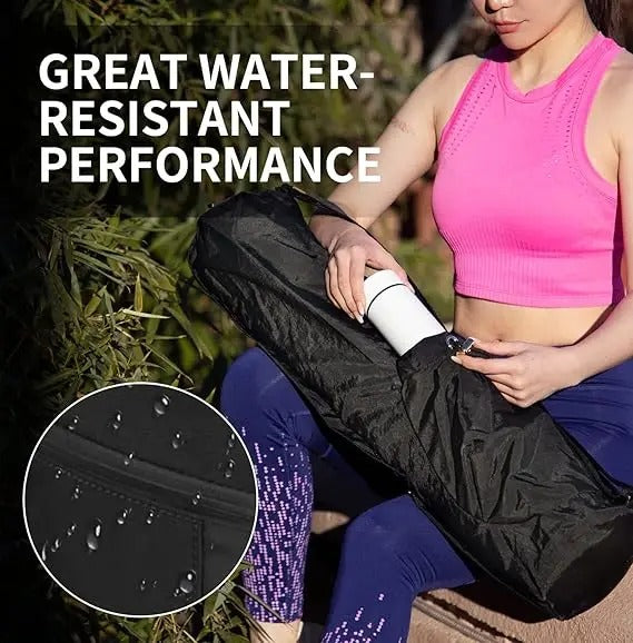Yoga Mat Bag with Water Bottle Pocket – Multi-Functional Carrier for Gym, Pilates & Fitness