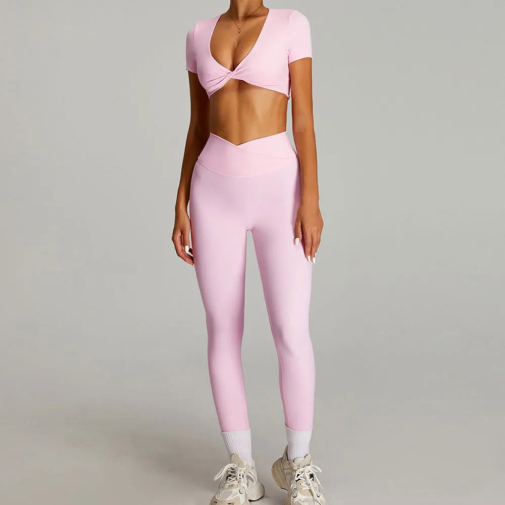 2 Piece Yoga Set – Sports Bra & Leggings Gym Activewear