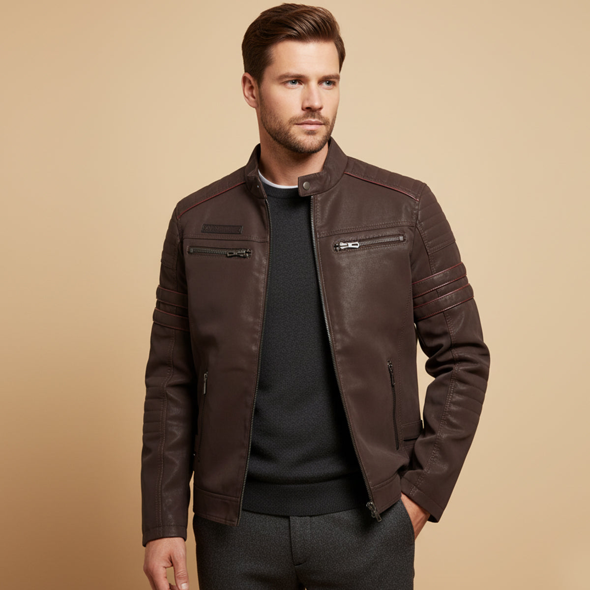 The Torino Leather Jacket For Men