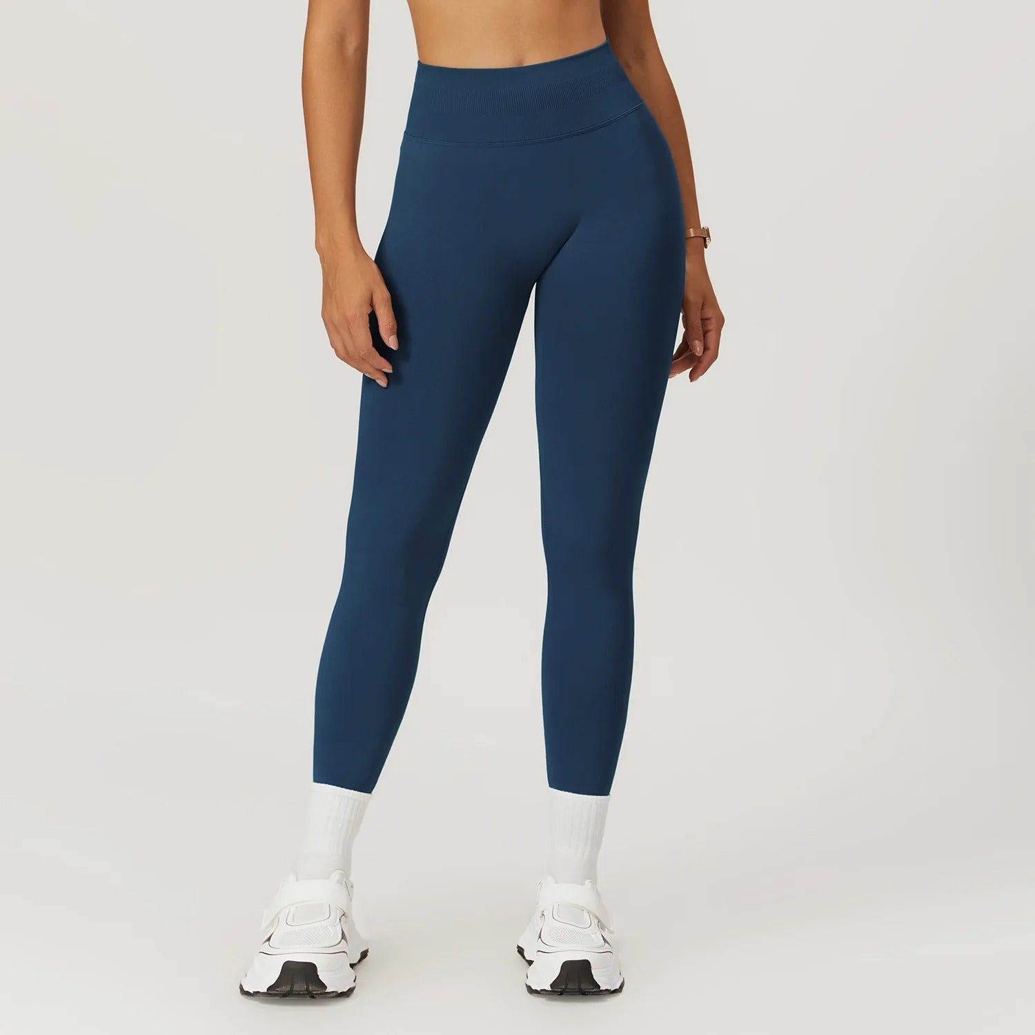 Seamless High Waist Leggings – Fitness Yoga Gym Workout Tights