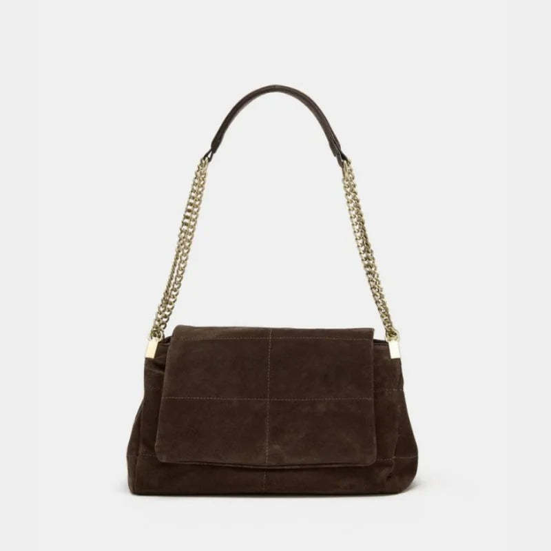Suede Shoulder Bag – Luxury Chain Strap Handbag