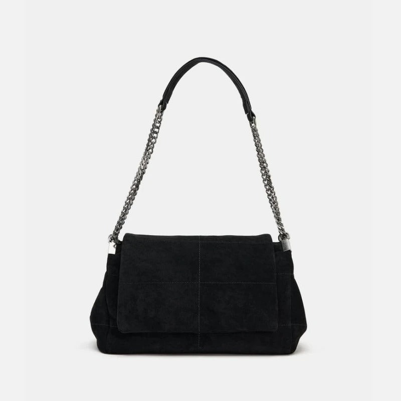 Suede Shoulder Bag – Luxury Chain Strap Handbag
