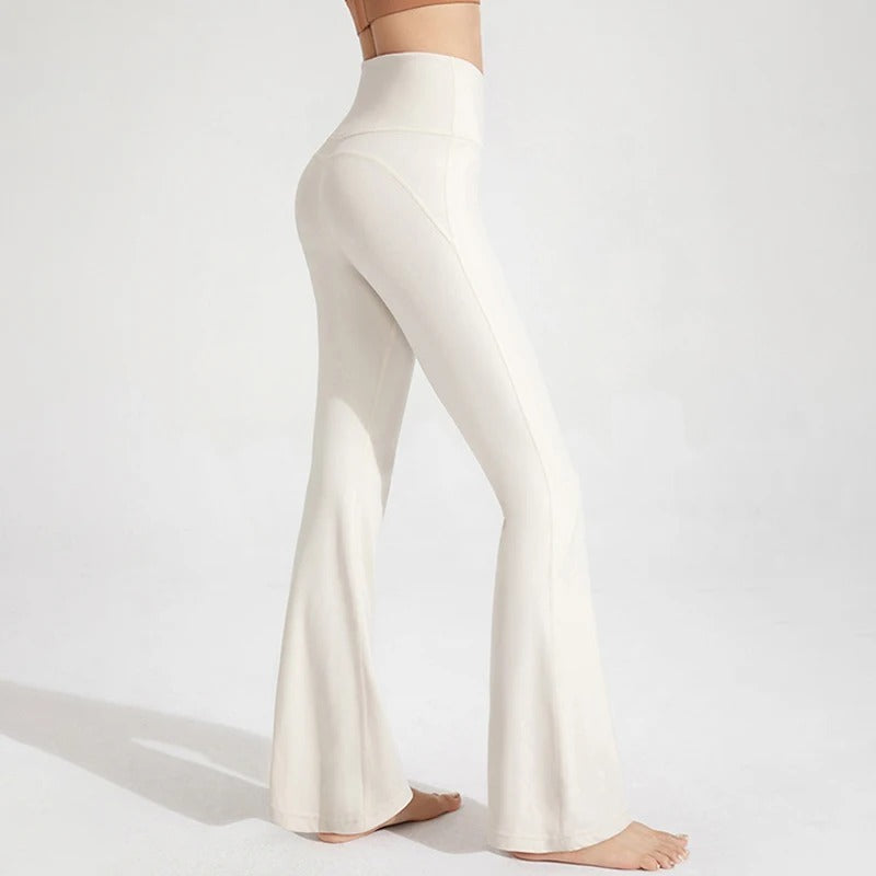 High Waist Flare Pants – Bootcut Yoga Trousers Casual Activewear