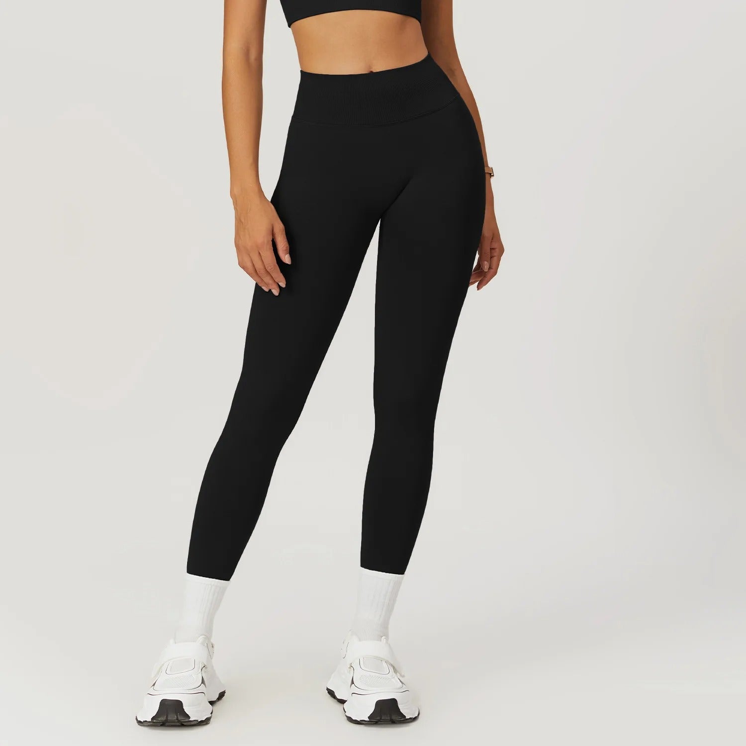 Seamless High Waist Leggings – Fitness Yoga Gym Workout Tights