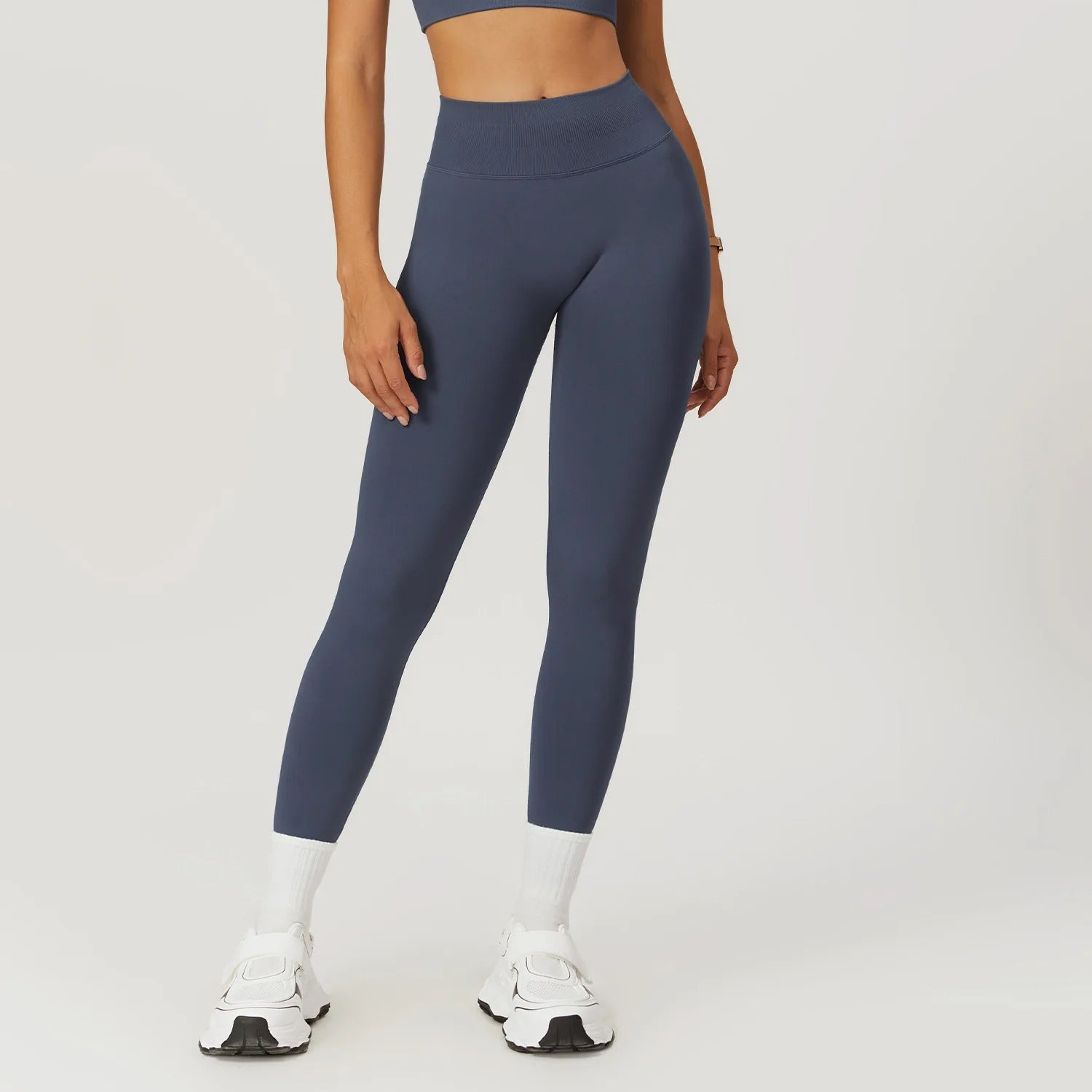 Seamless High Waist Leggings – Fitness Yoga Gym Workout Tights