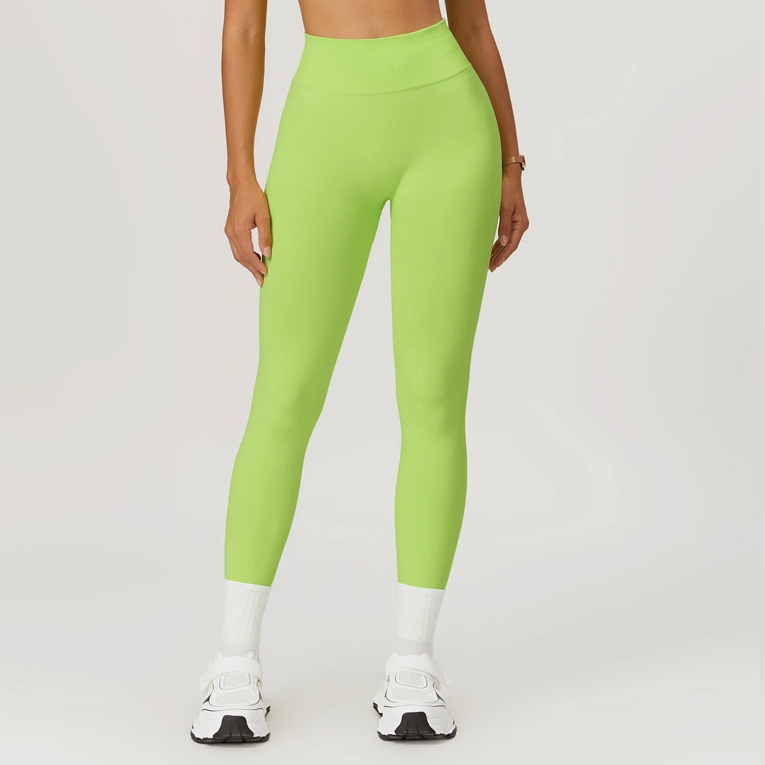 Seamless High Waist Leggings – Fitness Yoga Gym Workout Tights