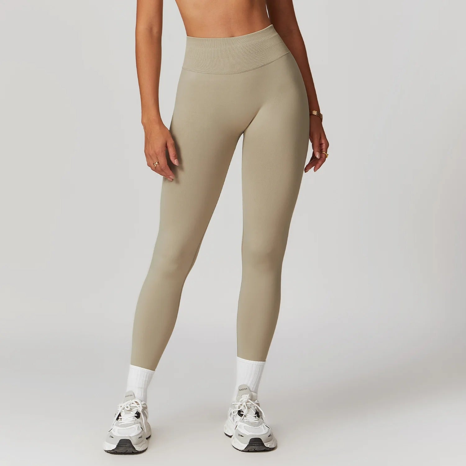 Seamless High Waist Leggings – Fitness Yoga Gym Workout Tights