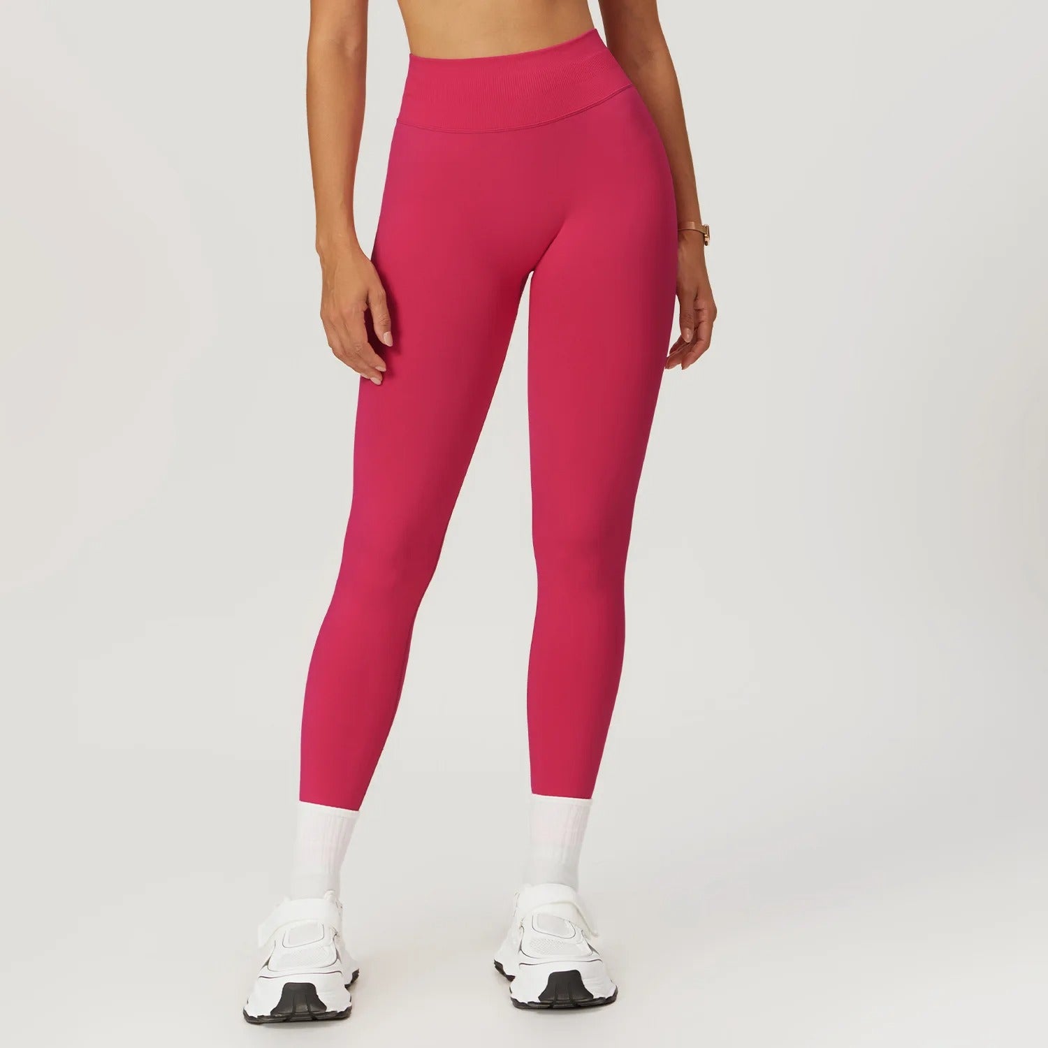 Seamless High Waist Leggings – Fitness Yoga Gym Workout Tights