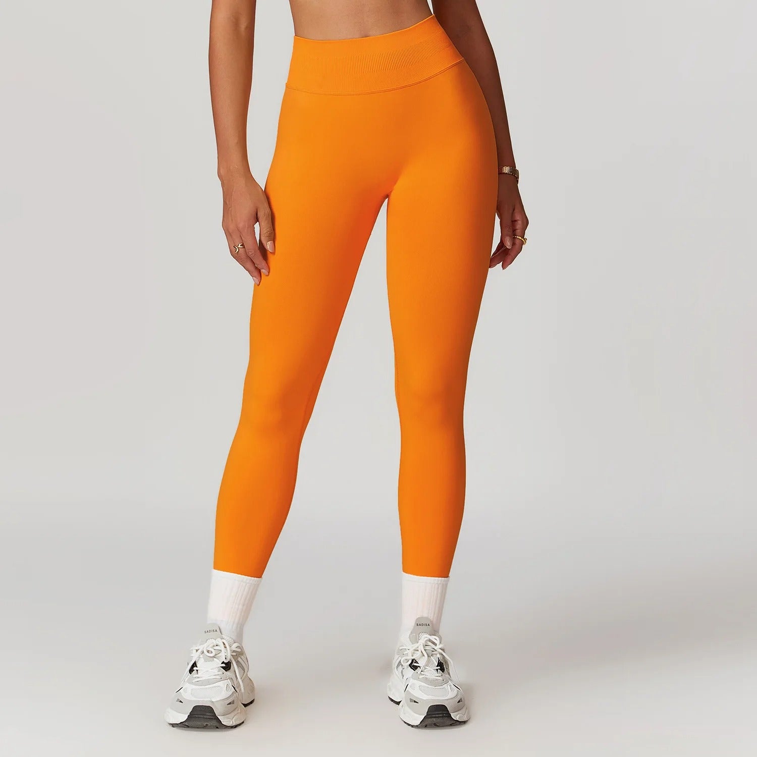 Seamless High Waist Leggings – Fitness Yoga Gym Workout Tights